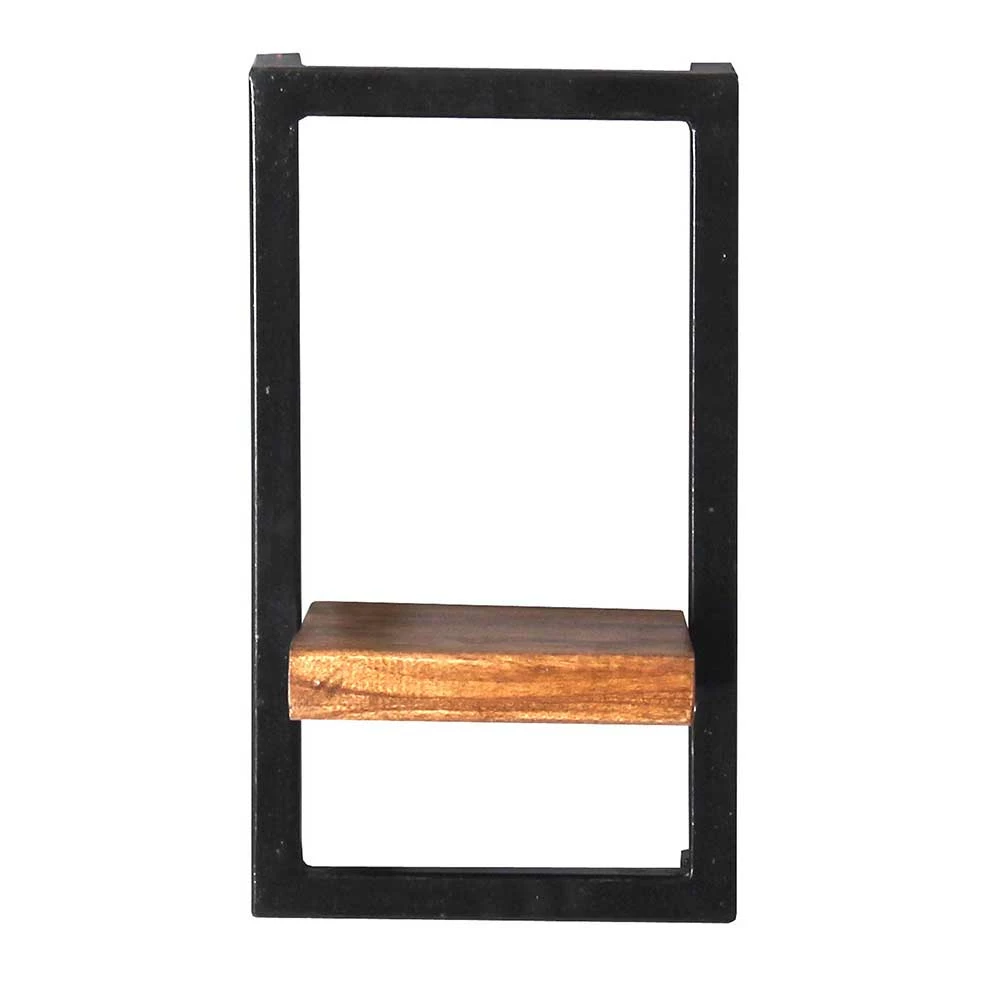 20x35x25 Wandregal Aus Massivholz & Metall - Mendoza II – Bild 4