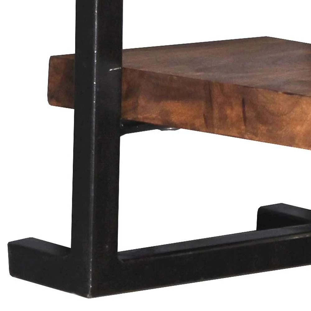 20x35x25 Wandregal Aus Massivholz & Metall - Mendoza II – Bild 5