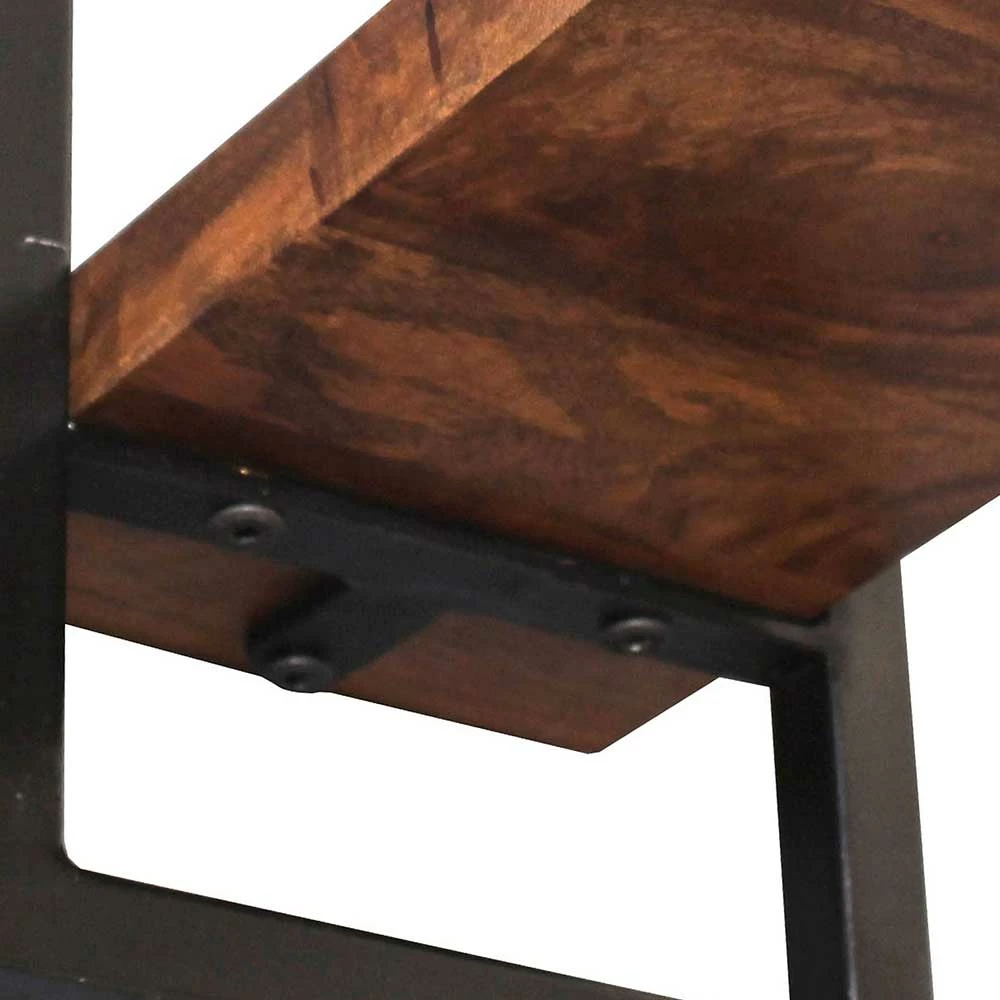 20x35x25 Wandregal Aus Massivholz & Metall - Mendoza II – Bild 6