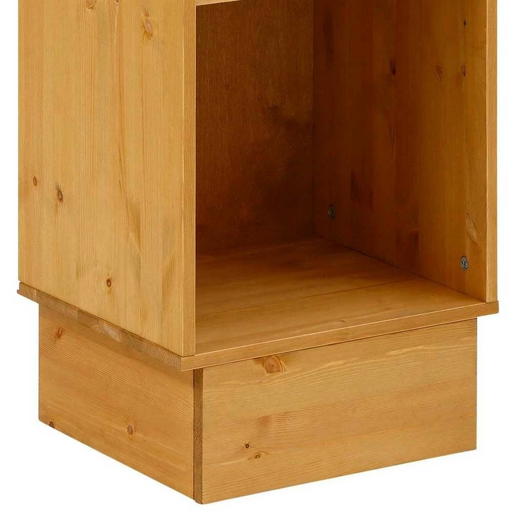 3 Fächer Standregal Aus Kiefernholz - Fausanda – Bild 4