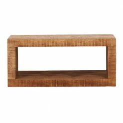 34x20x15 Wandregal Aus Mangoholz Naturbelassen - Norklin