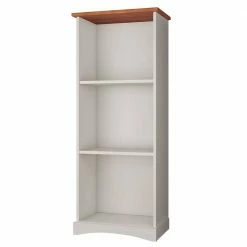 53x140x35 Standregal In Weiß & Honig - Auslava