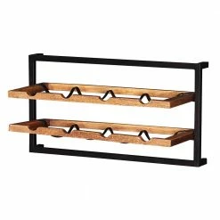 65x35x25 Wand Weinregal Für Acht Flaschen - Evradon