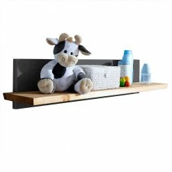 99x22x21 Wandboard In Grau & Eichefarben - Juwanna