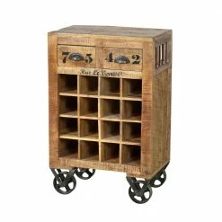 Design-Weinregal Indri Aus Mangoholz