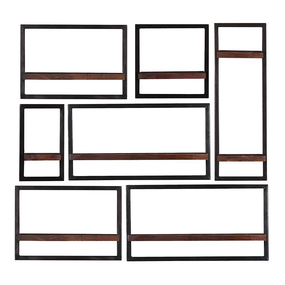 Designer Hängeregale Kombi - Solapura (siebenteilig) – Bild 2