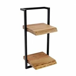 Factory Style Hängeregal Mit Zwei Böden - Faustina