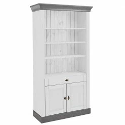 Holzregal Mit Türfach Im Landhausstil - Mirandesca