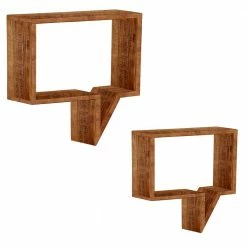 Holzregale Sprechblasen Design - Charlie (zweiteilig)