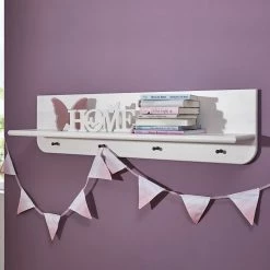 Kinderzimmer Wandregal In Weiß - Rimesca