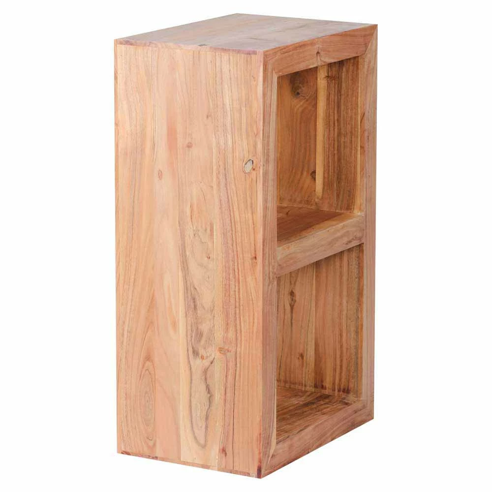 Kleines Standregal Vislan Aus Holz Massiv Akazie Natur – Bild 4