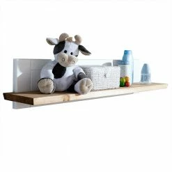 Landhaus Wandboard In Weiß & Eichefarben - Envicron