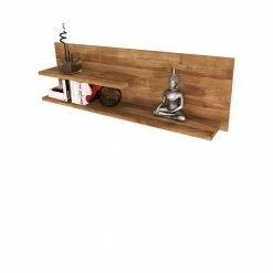 Massivholz Wandregal Nadalia Aus Wildeiche Geölt