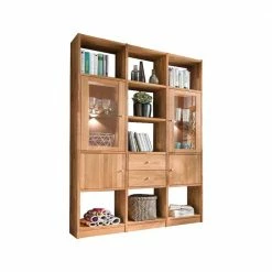 Regalwand Levronia Aus Wildeiche Massivholz