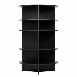 Rundes Standregal Aus Esche Massivholz - Nircana