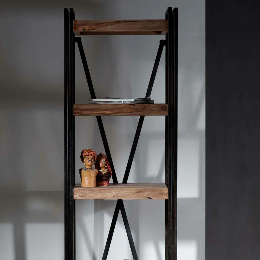 Schmales Regal Mendoza Aus Akazie Massivholz – Bild 3