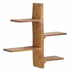 Sheesham Wandregal Mit Vier Böden - Elmin