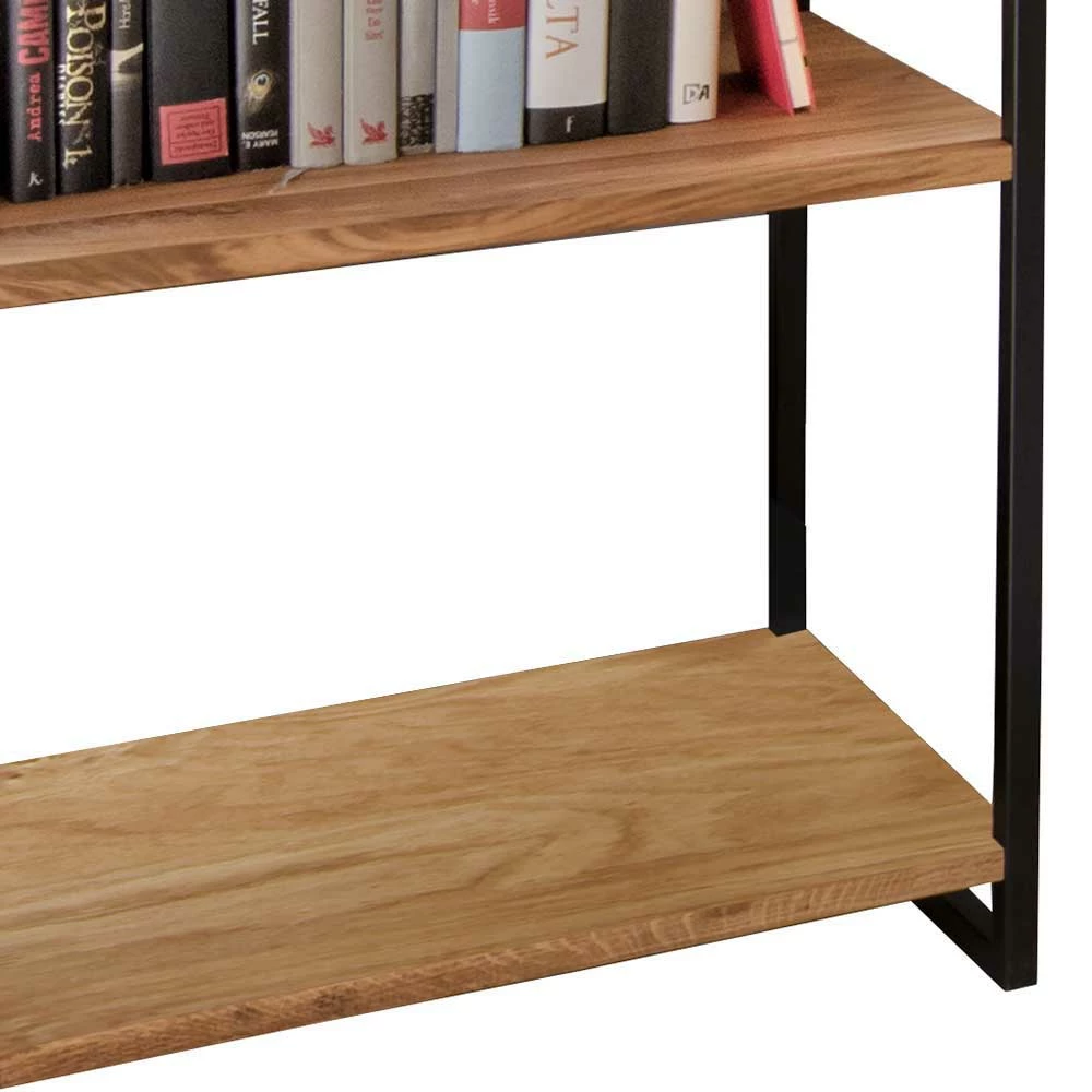 Stahl Regal Mit 6 Wildeiche Böden - Sluganov – Bild 6