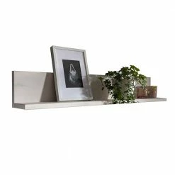 Topp Wohnwand Wandboard In Weiß Holz - Meuvrun