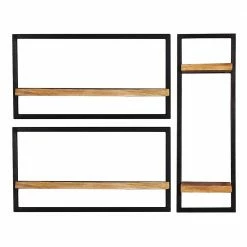 Wandboard Set Im Industrial Look - Evradon (dreiteilig)