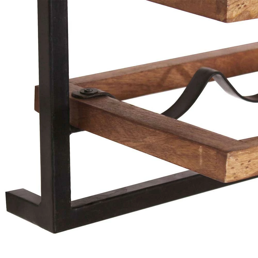 Wandregal Set Aus Metall & Massivholz - Fiorda (siebenteilig) – Bild 5