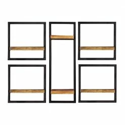 Wandregale Kombinatiion Industrie Design - Evradon (fünfteilig)