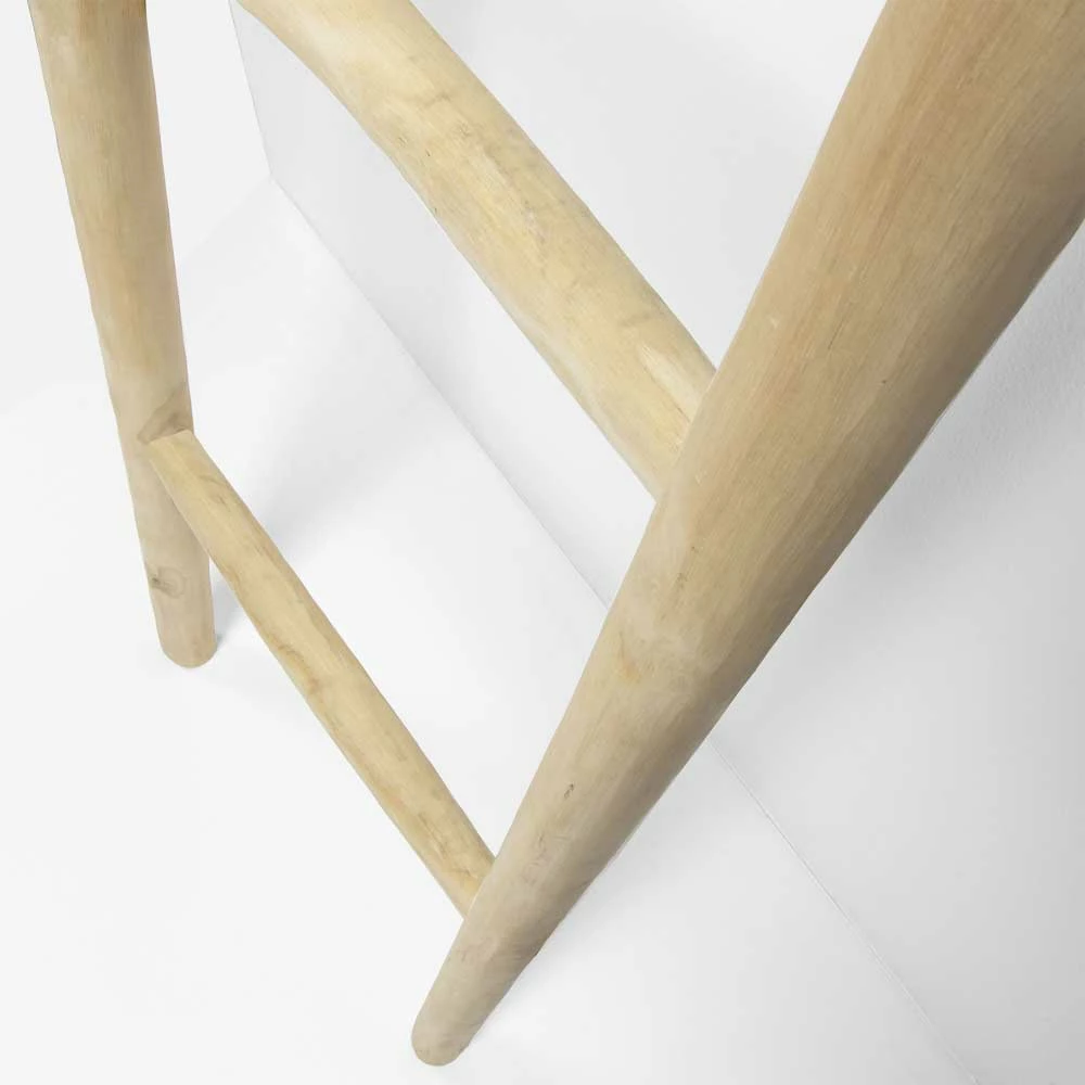 Wohndekoration Holz Leiter Aus Teak - Lavagna – Bild 2